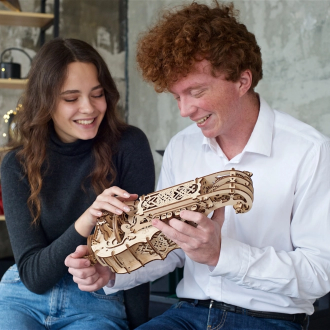 Ugears 3D Træmekanisk Puslespil Hurdy-Gurdy