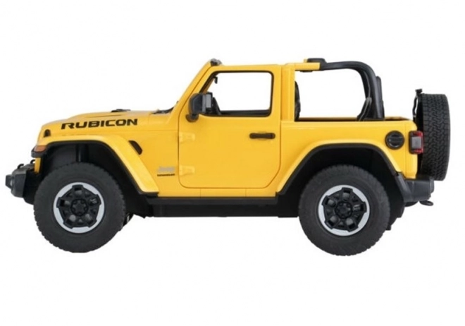 Auto R/C Jeep Wrangler Rubicon 1:14 Rastar – Gul