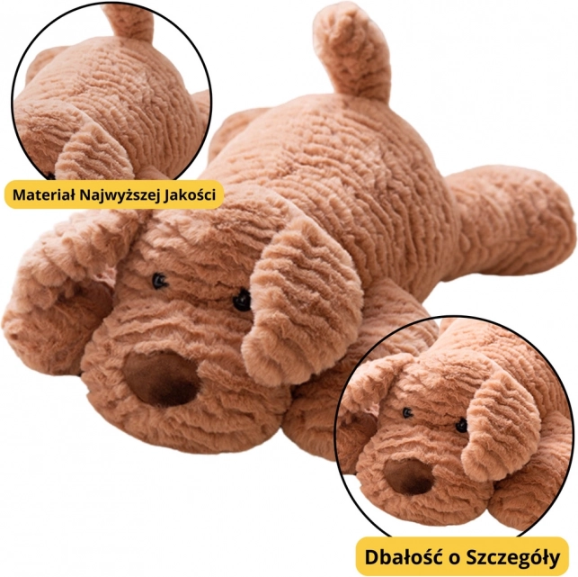Beige plyshund 30 cm