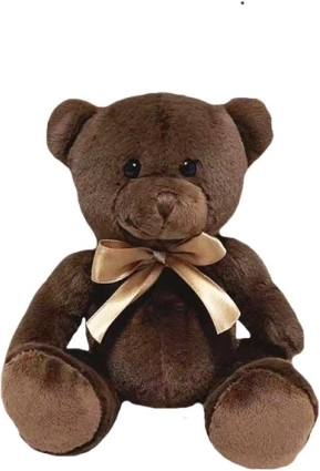 Plyssebamse Czesio 14,5 cm brun
