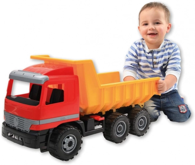Mercedes Actros 62 cm tiplastbil løst pakket i kasse