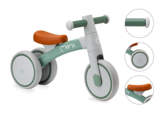 Løbecykel MoMi TEDI mini grøn
