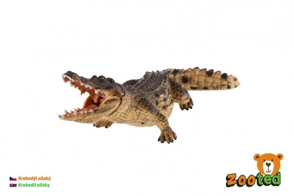 Nilkrokodille zootet plast 18cm i pose