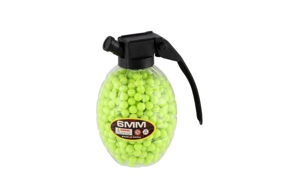Kugler til pistol 800 stk 6mm gummi 10cm i granat 3 farver