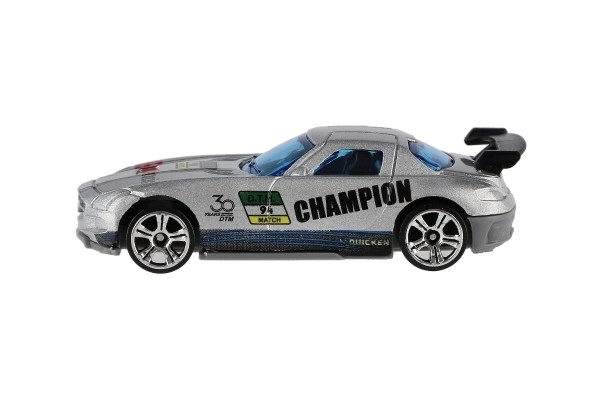 Auto racer 6 stk metal/plast 8cm til fri hånd i æske 10,5x27x4cm