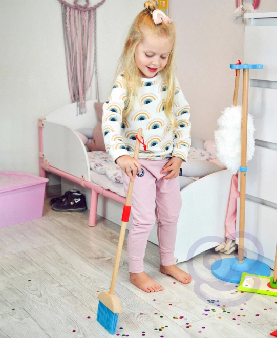 Træsæt til rengøring for børn Tooky Toy