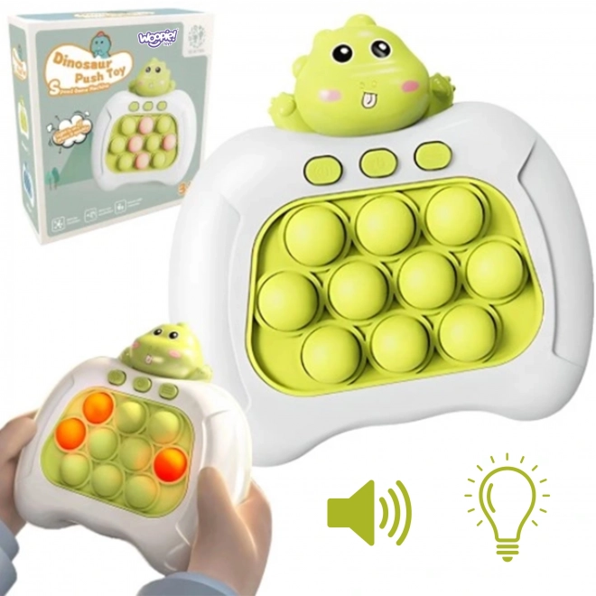 Woopie anti-stress spil POP IT Dinosaur grøn