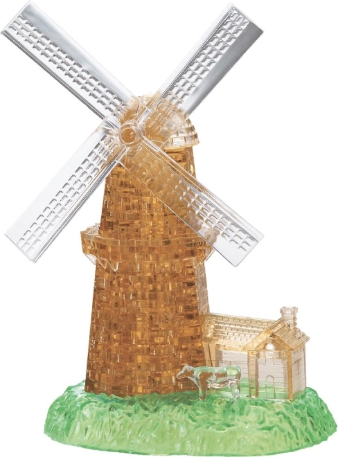 3D krystalpuslespil vindmølle 64 brikker