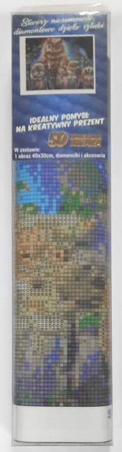Diamantmaling Skovvagtere 30x40 cm