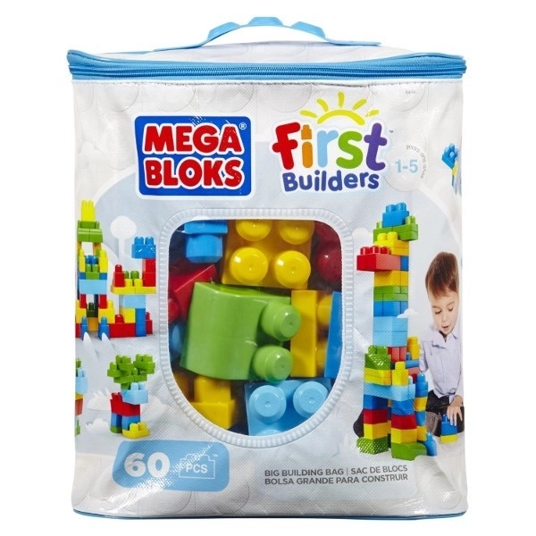 Mega Bloks Først Byggere Klodser i plastikpose 60 stk