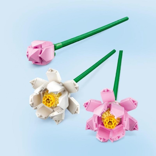 LEGO lotusblomster dekorativ byggesæt