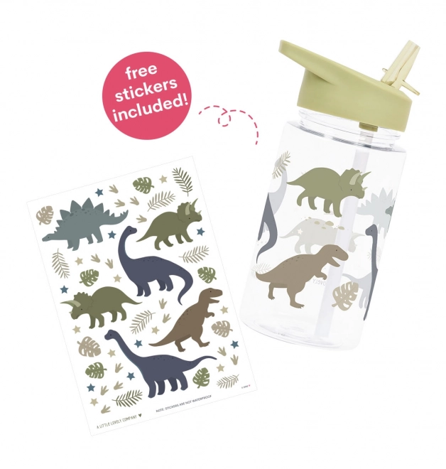 A Little Lovely Company Drikkeflaske – Dinosaur