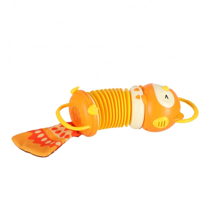 Børneakkordeon Ugle orange