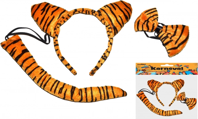 karnevalssæt tiger til børn