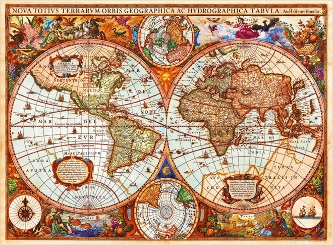 GRAFIKA Puslespil Historisk verdenskort 3000 brikker