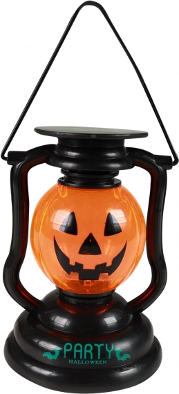 Halloween-lanterne med græskar med lys og lyd