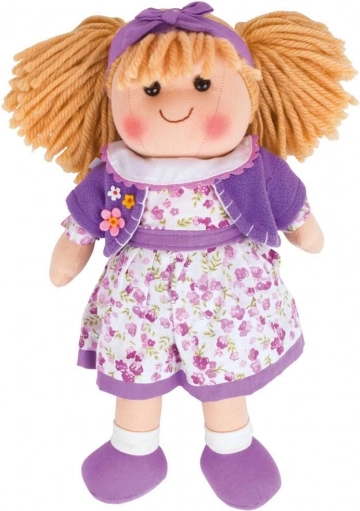 Stofdukke Laura 34 cm fra Bigjigs Toys