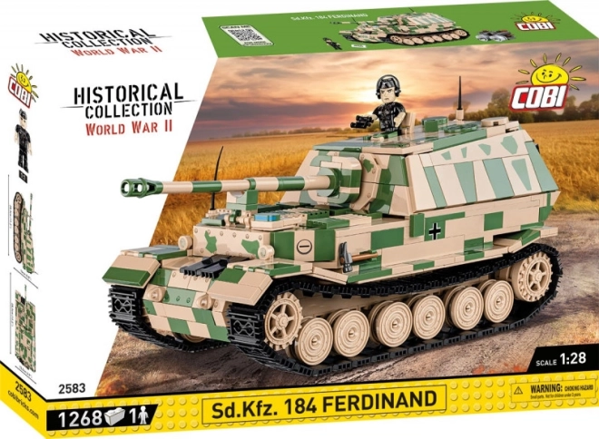 Byggesæt kampvogn Sd.Kfz. 184 Ferdinand 1:28