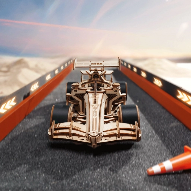 RoboTime 3D træpuslespil Racerbil