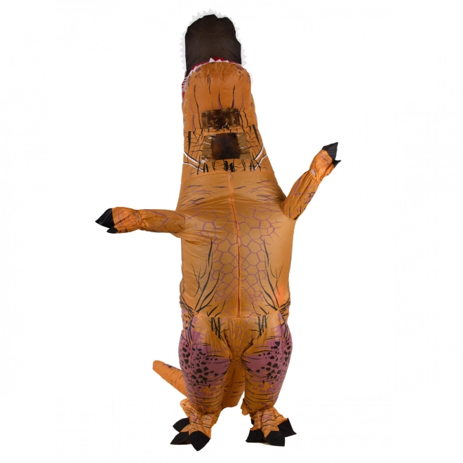 Kostume oppustelig dinosaur T-REX brun
