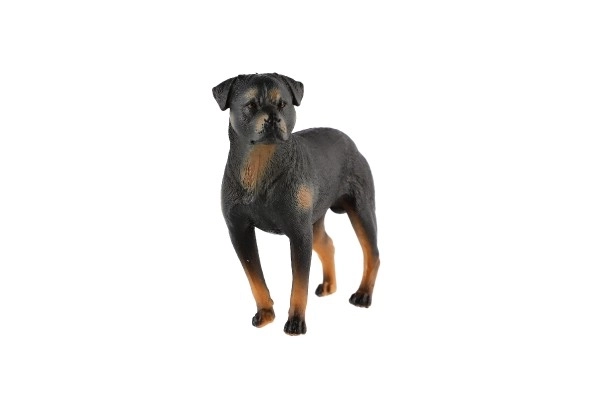 Plast hundefigur Rottweiler 8cm
