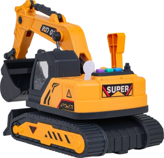 Lys og lyde som på en rigtig byggeplads