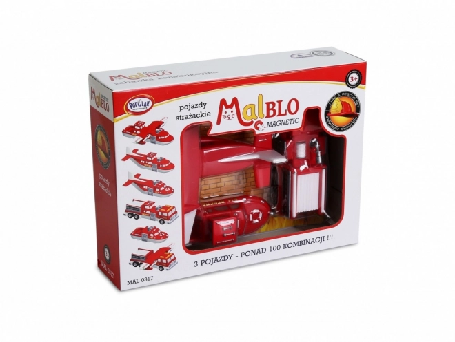 Magnetiske transportmidler brandmænd MalBlo
