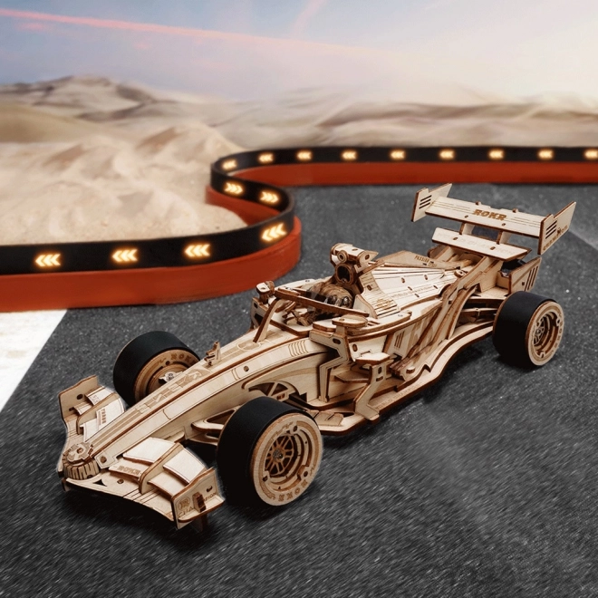RoboTime 3D træpuslespil Racerbil