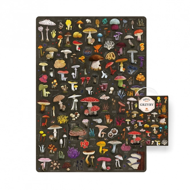 Puslespil Puzzlove Svampe 1000 brikker