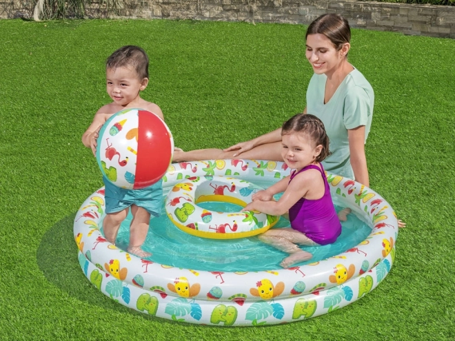 Bestway sæt swimmingpool bold ring soppebassin 122cm