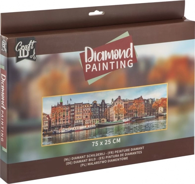Diamantmaling CRAFT ID Amsterdam 75 × 25 cm