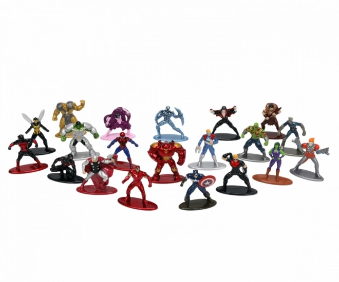 Metal Nano samlerfigurer fra Marvel 20stk