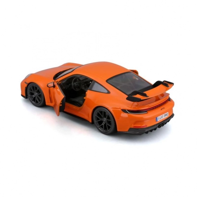 Bburago Porsche 911 GT3 model orange 1:24