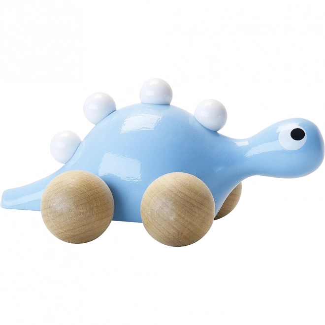 Trædinosaur på hjul Blå