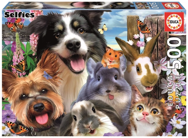 Educa Puzzle sjov selfie 500 brikker