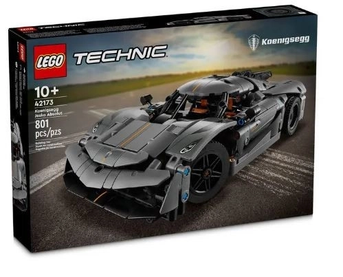 LEGO Technic 42173 Grå hyperbil Koenigsegg Jesko Absolut