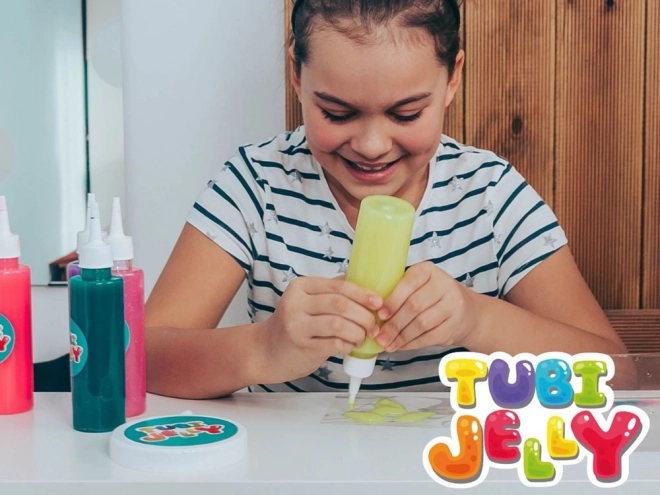 Tuban kreativt sæt Tubi Jelly med akvarium Enhjørning