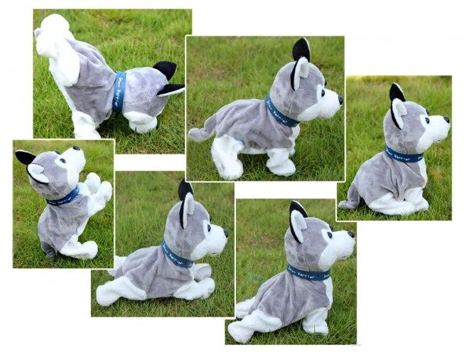 Interaktiv plys Hund Husky