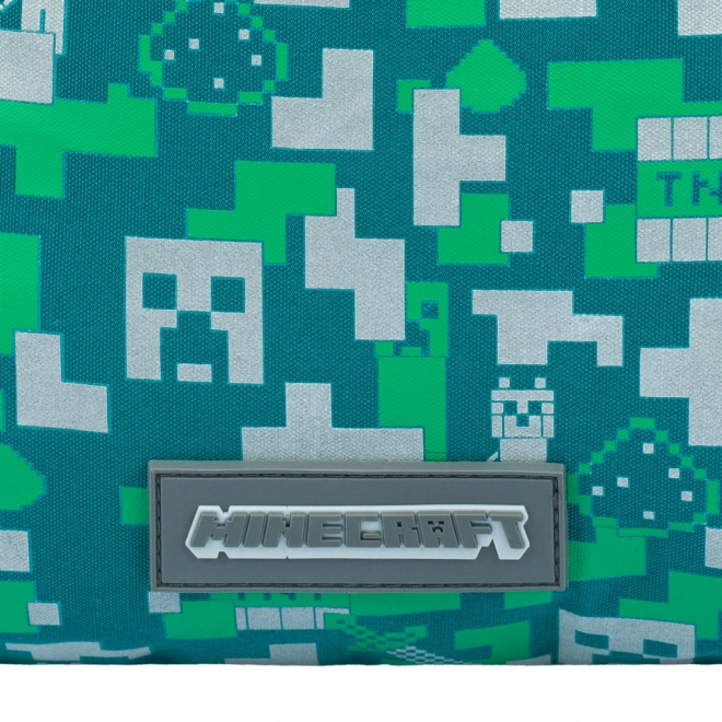 Lomme rygsæk med sølv Creeper fra MINECRAFT