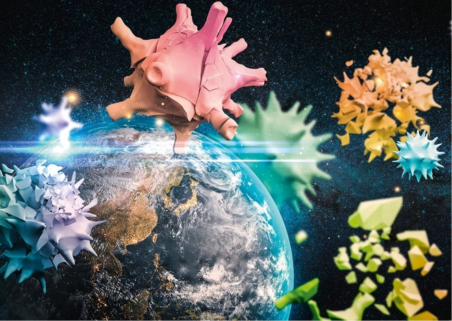 Schmidt puslespil Planet Jorden 2020, 1000 brikker