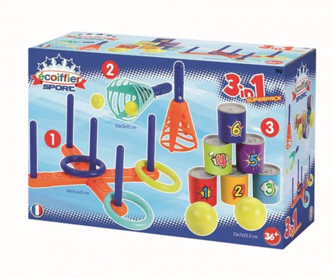 Sæt af 3 i 1 spil