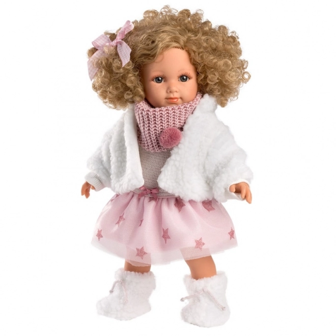 Llorens 53542 ELENA - realistisk dukke med blødt stofkrop - 35 cm