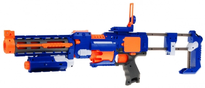 Pistol 2 i 1 til børn 8+ Blaze Storm 20 lange skumkugler + laser sigte + flaske