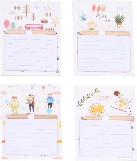 Blyant med holder medfølger