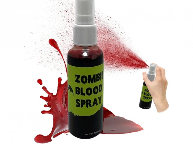 Halloween-spray med kunstigt blod