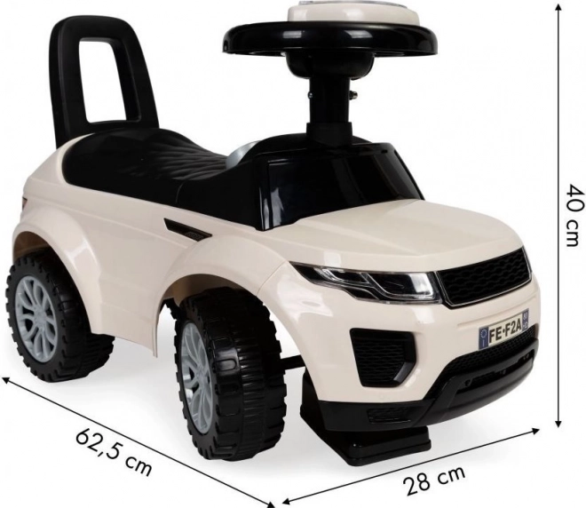 ECOTOYS Løbebil med melodier hvid