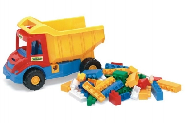 Auto multitruck med klodser 38cm