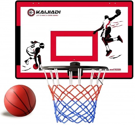 Basketkurv med bold 25 cm