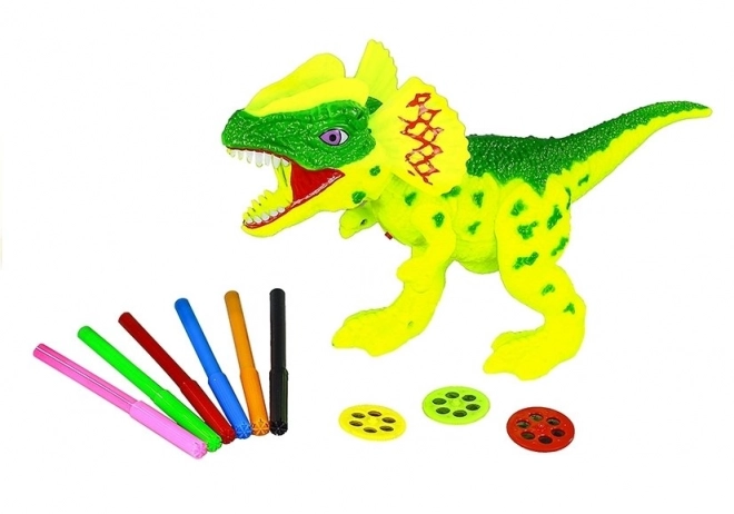 Projektor Dinosaur med Tuscher 2v1