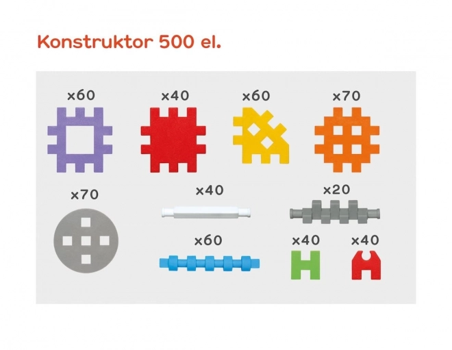 Mini Wafers Constructor 500 byggesten